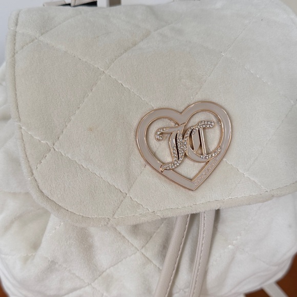 Juicy Couture Cream Quilted Backpack - Picture 16 of 16